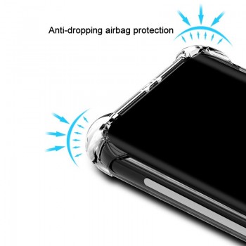 Silikoninis-Anti shock 1 mm. storio Huawei nova 3 dėklas - permatomas